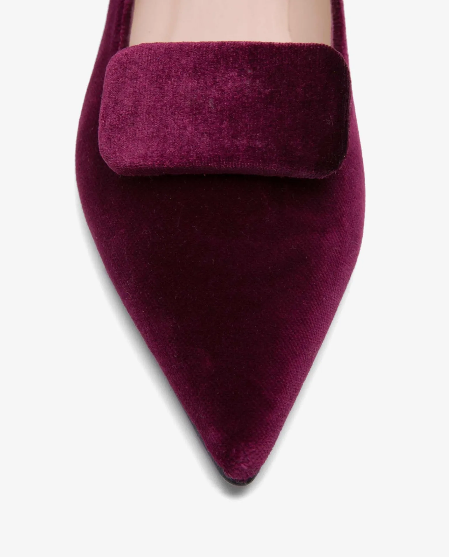 Adorno Para Zapato Terciopelo Lila