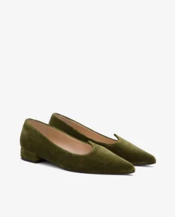 Bailarina Sevilla Terciopelo Verde