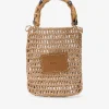 Bandolera Bambu Rafia Marron
