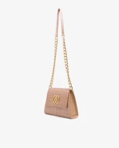 Bandolera Senia Napa Coco Rosa