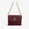 Bolso Bicolor Napa Bugui Burdeos