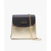 Bolso Cruzar Piel Oro