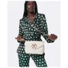 Bolso Satchel Con Cadena Piek Tecnopiel Blanco