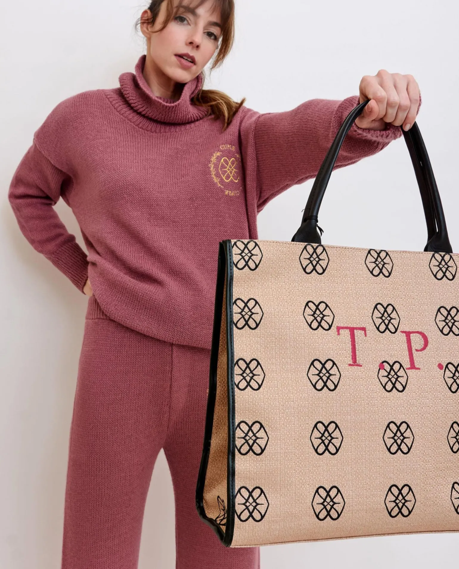Bolso Shopper Personalizado Logos Rectos Tejido Es