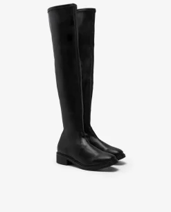 Bota Alta Tecnopiel Negro