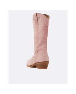 Bota Cowboy Tacón Bajo Serraje Antique
