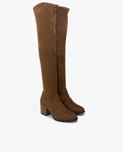 Bota Mosquetera Strech Ultrasuede Strech Cuero