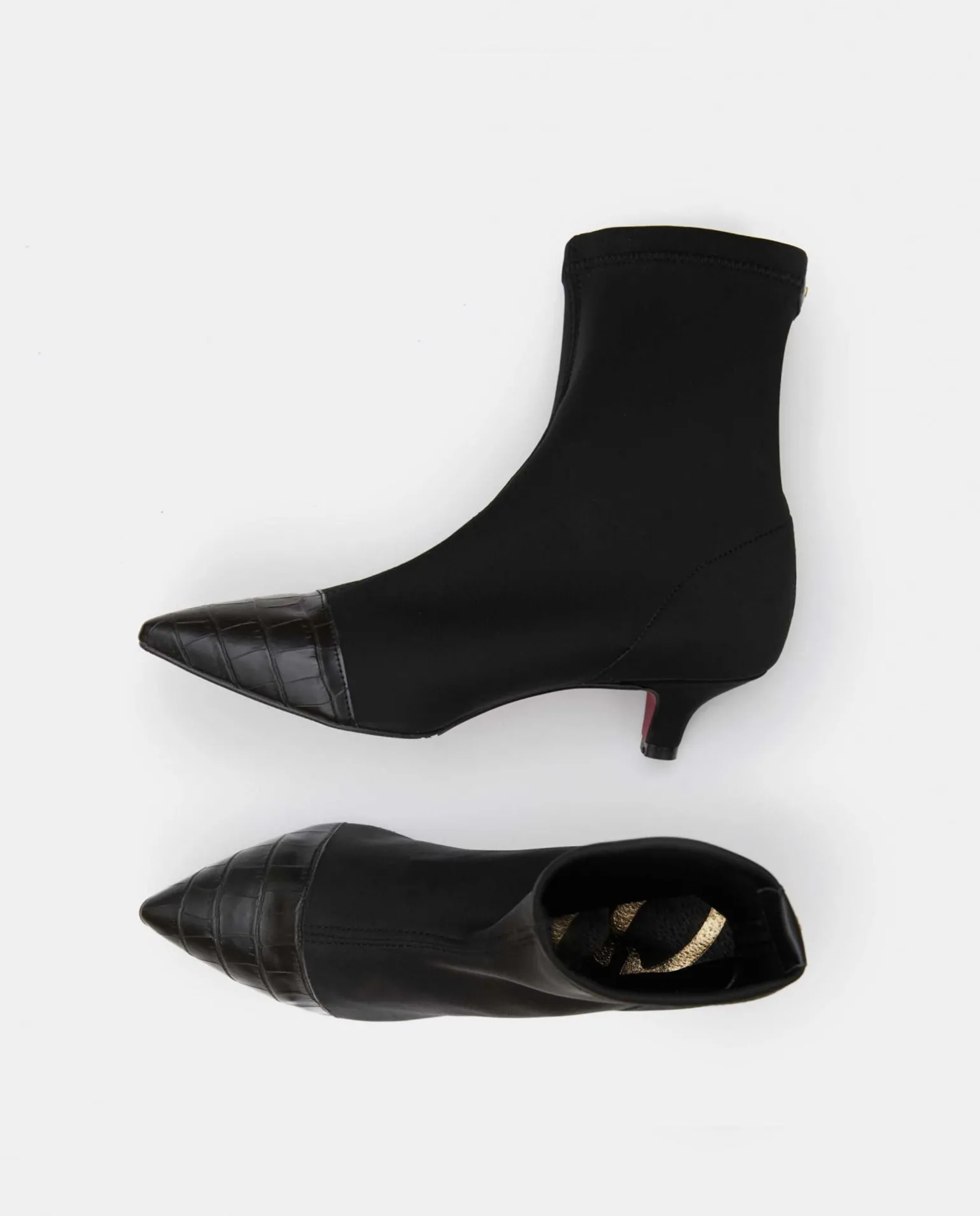 Botin Licra Strech Negro