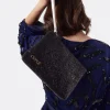 Cartera Glitter Negro