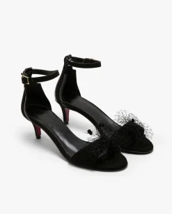 Sandalia Pala Ultrasuede Negro
