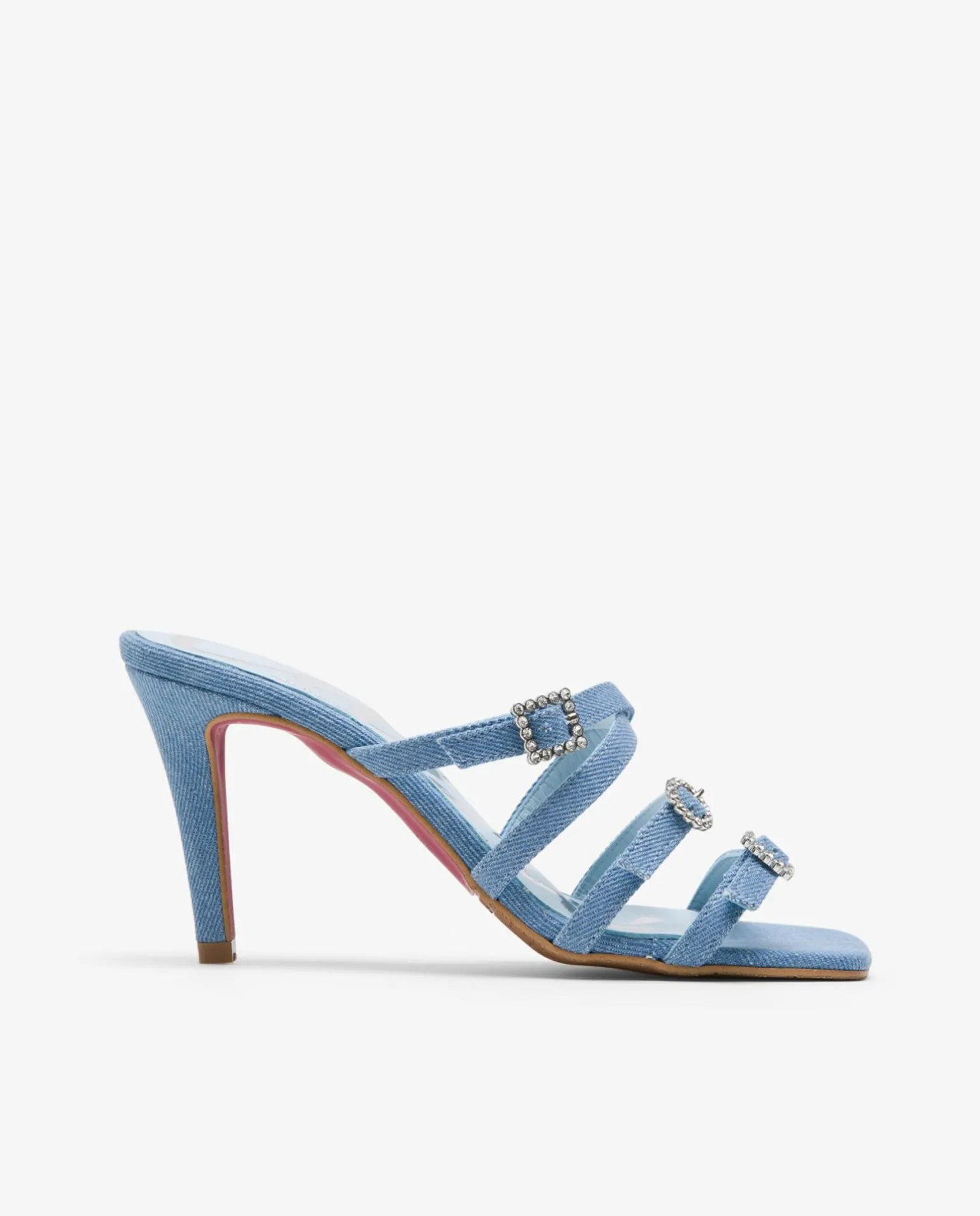 Sandalia Tiras Vaquero Azul