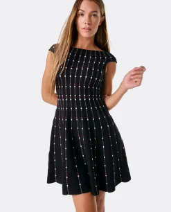 Vestido Lady Punto Negro